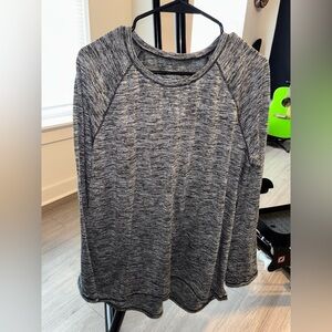 Climate Right by Cuddl Duds Men's Heather Gray Long Sleeve Tee XXL